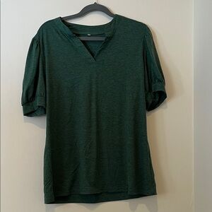 Elegant Green Women's Top
